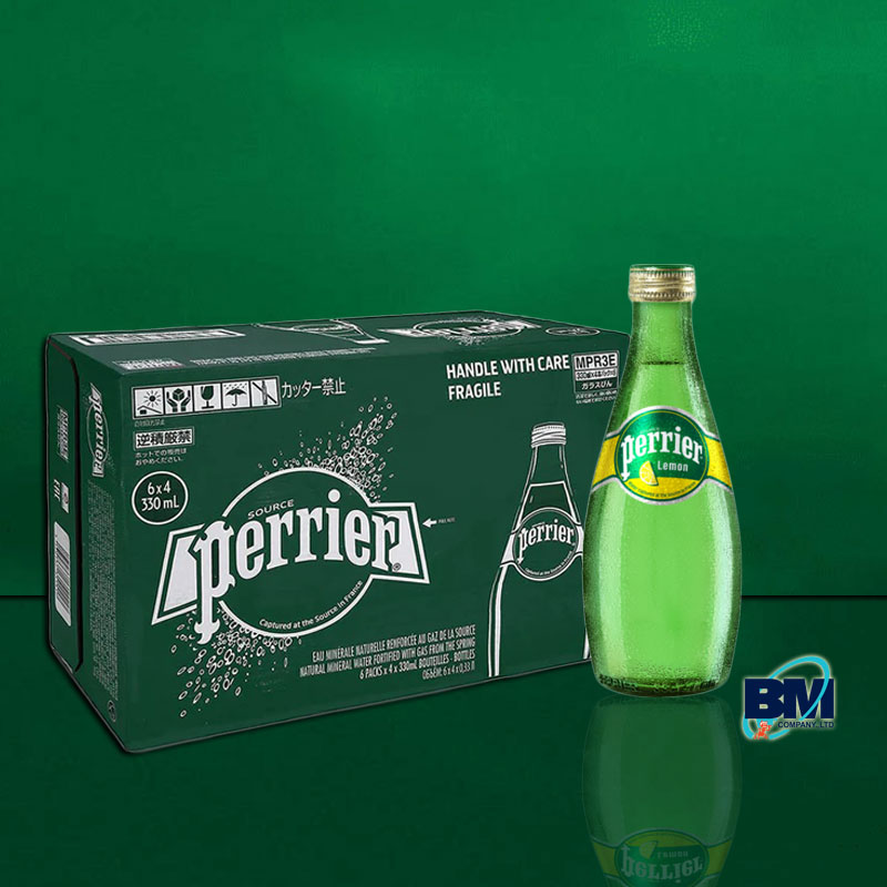 Thùng Nước Perrier Chai 330ml (Thùng 24 Chai) 